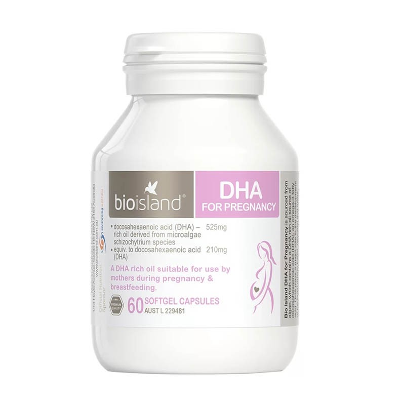 bioisland dha for pregnancy 60tab 孕妇dha60粒